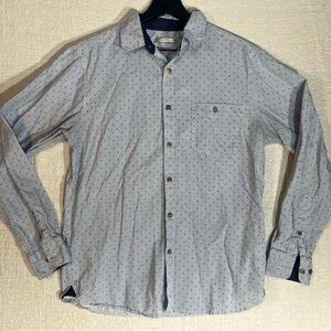 Campia Moda l/s striped Blue Patterned Men's Shirt 100% cotton